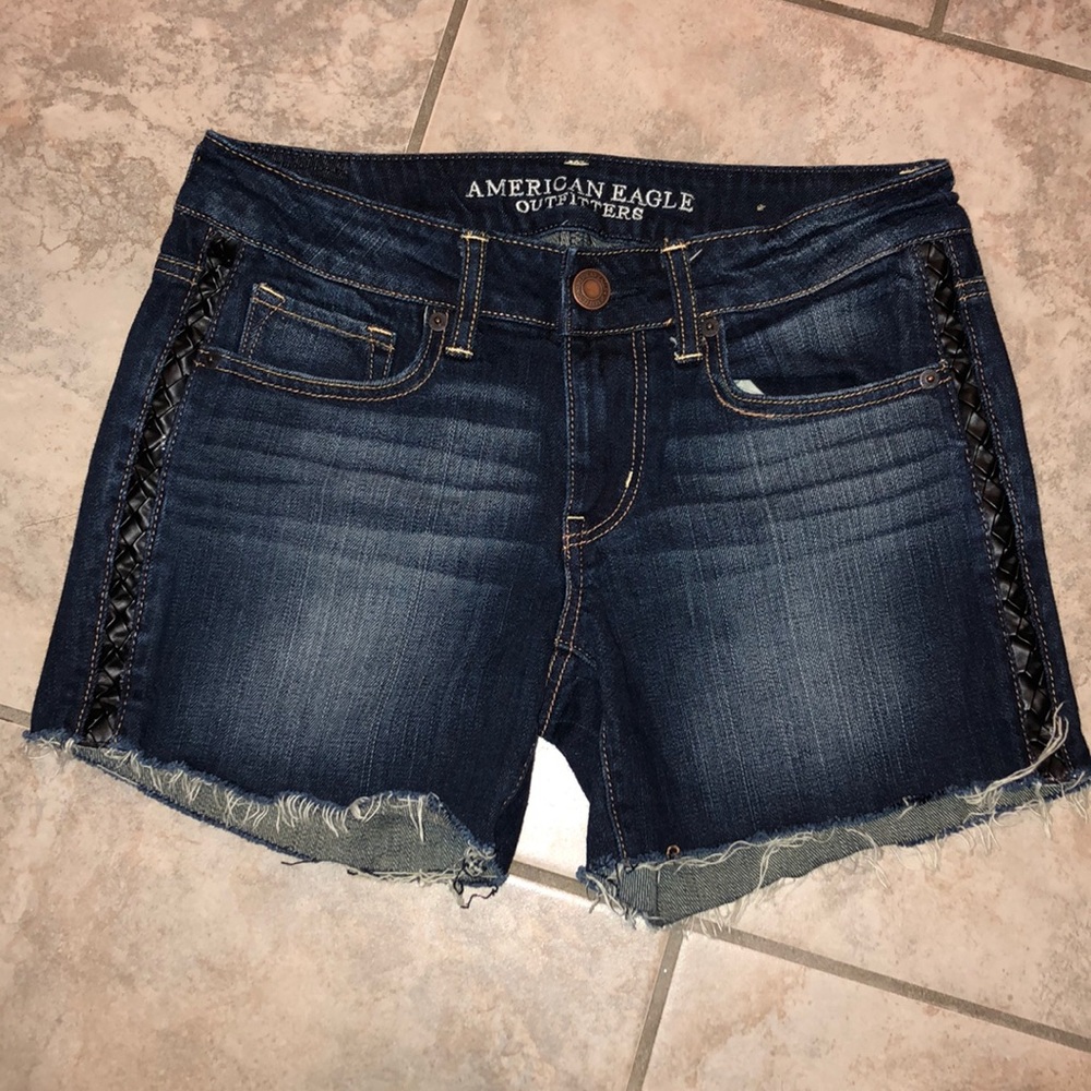 American eagle jean shorts